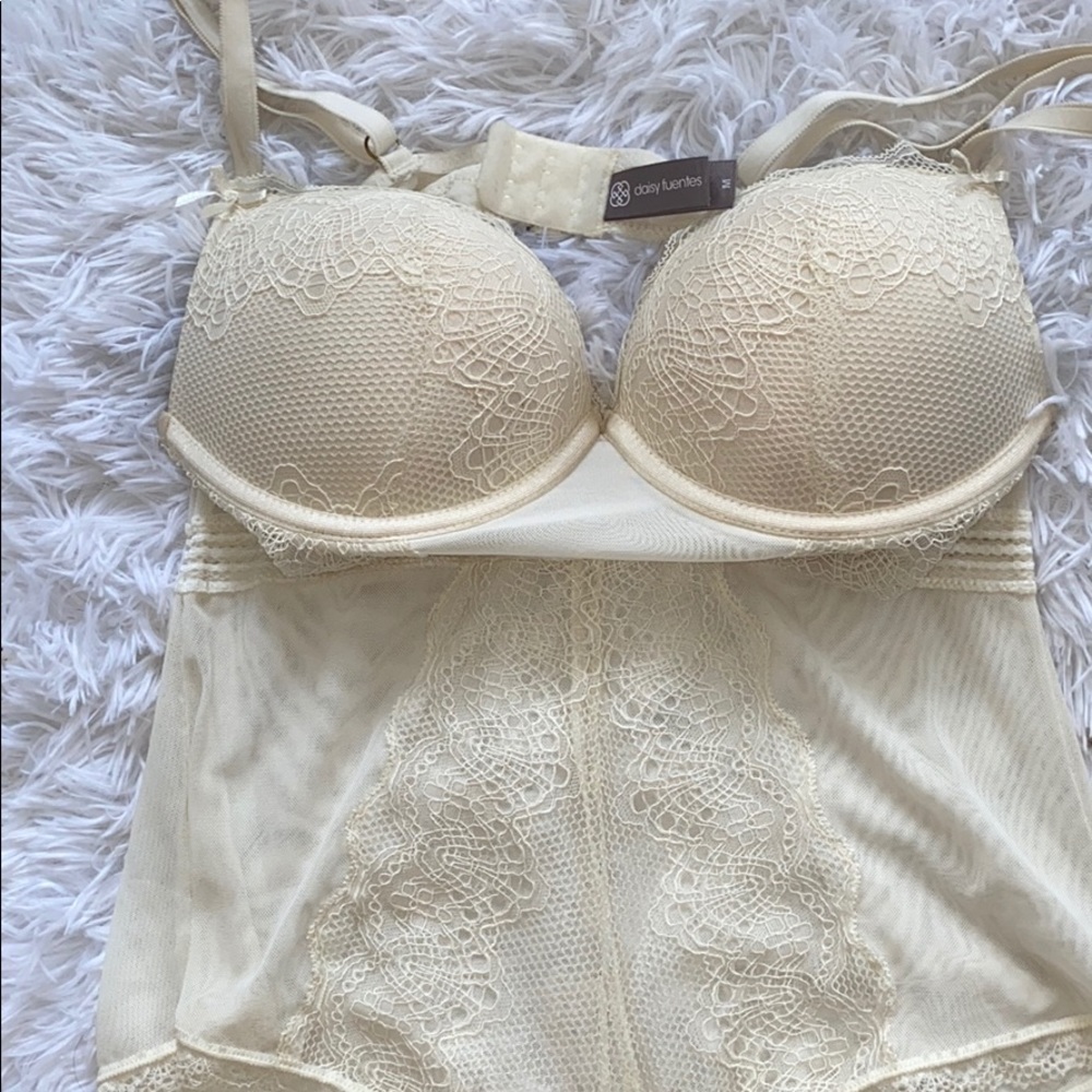 Daisy Fuentes see thru lingerie
